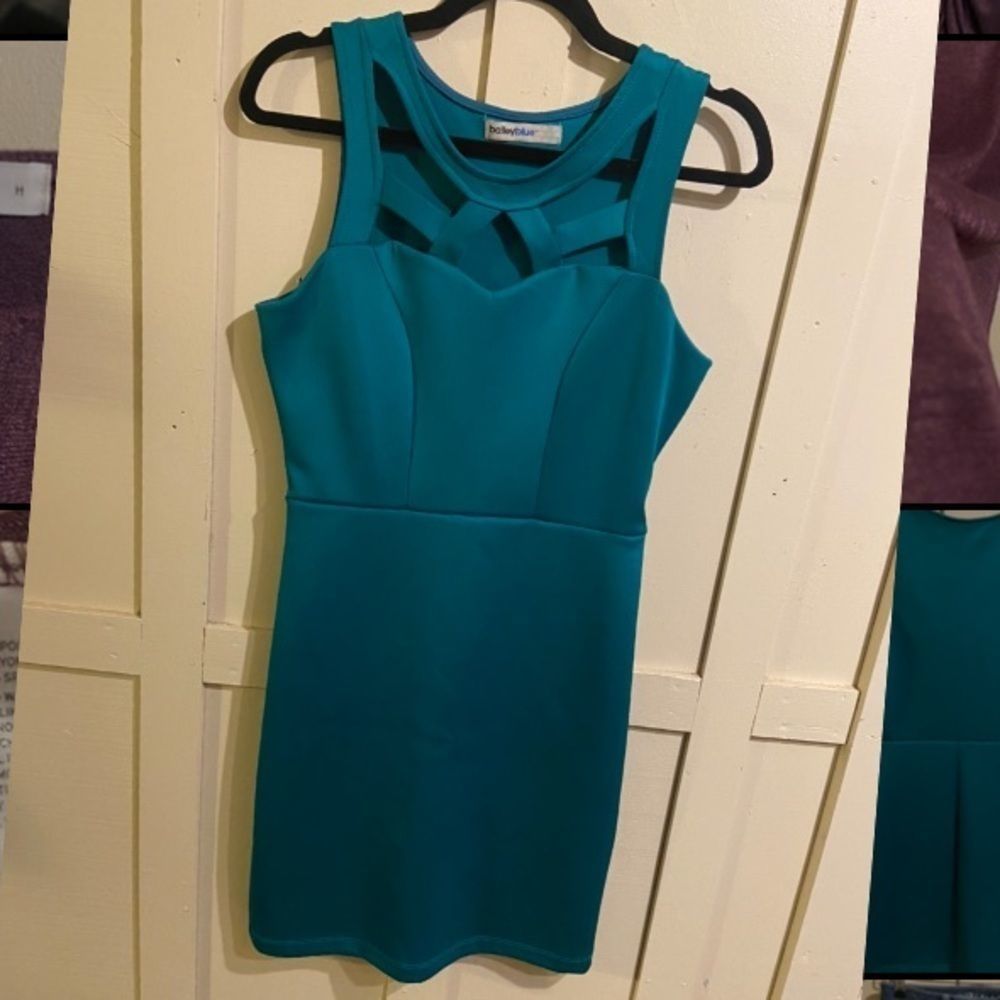 Bailey blue cut out dress size medium